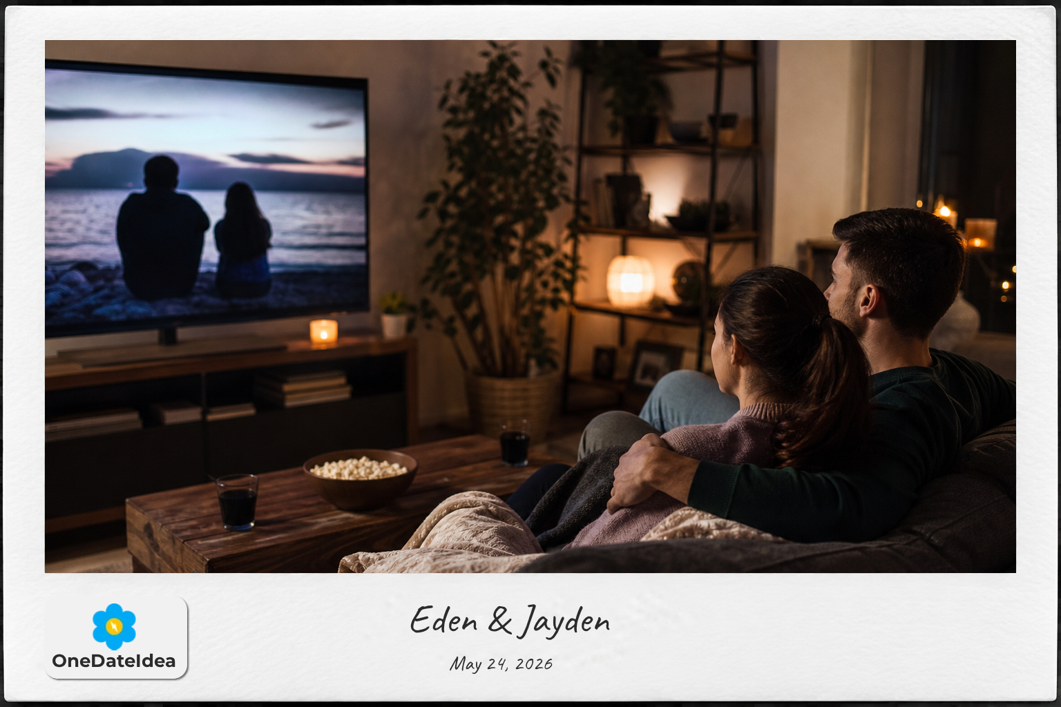 At-Home Movie Night date idea
