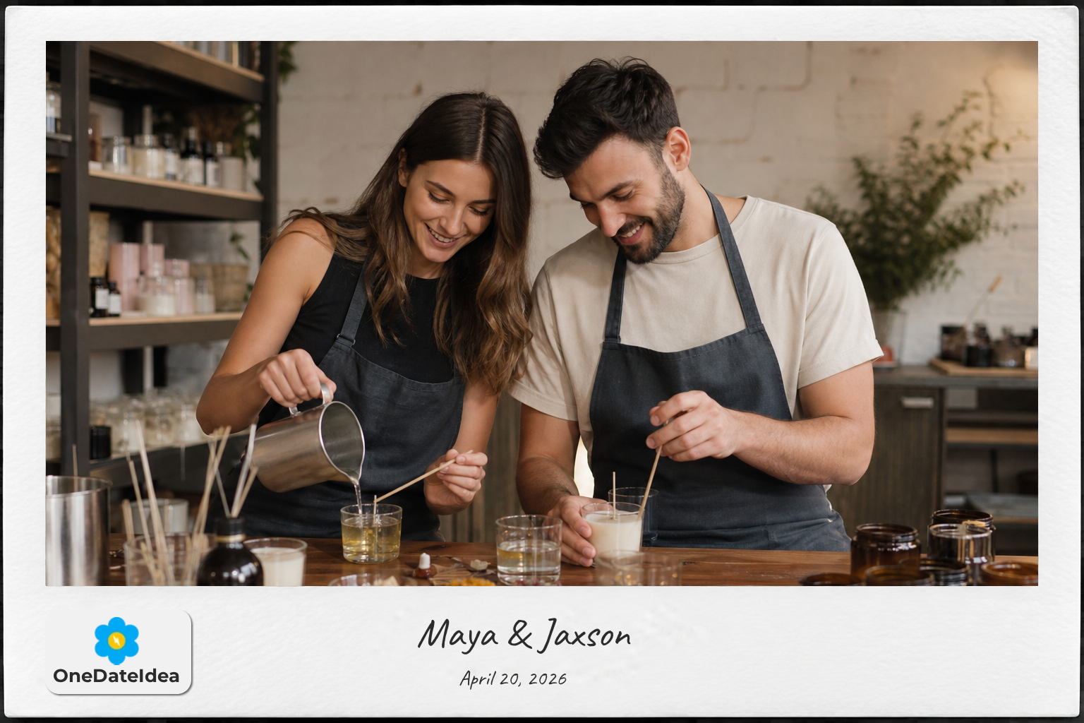 Candle Making at a Local Workshop date idea