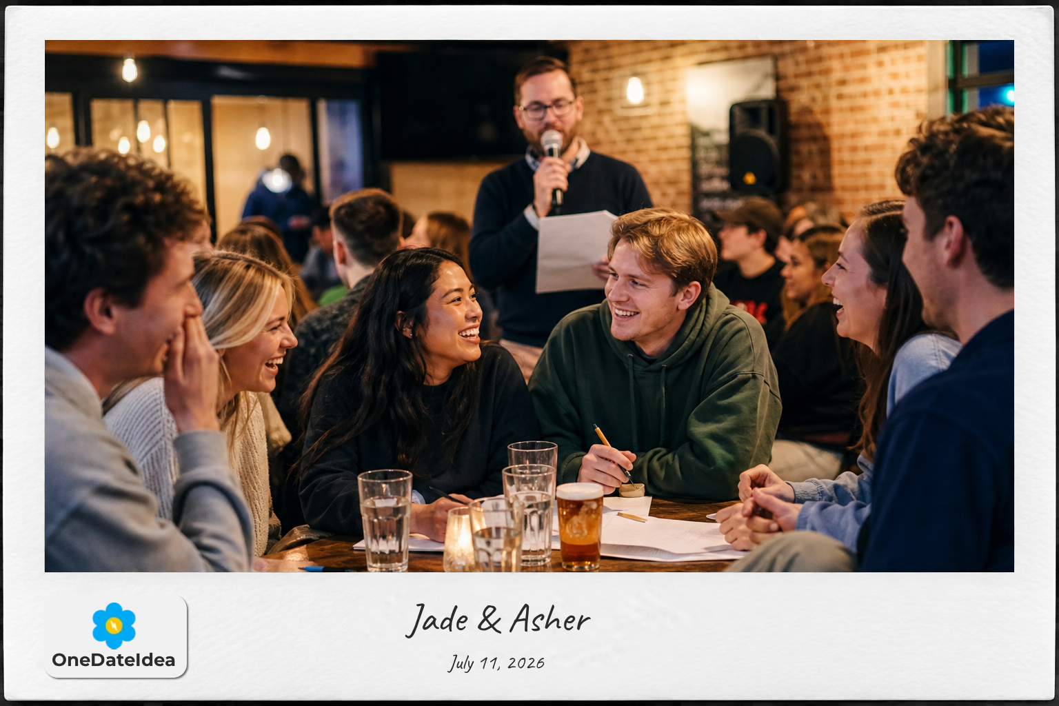 College-Themed Trivia Night date idea