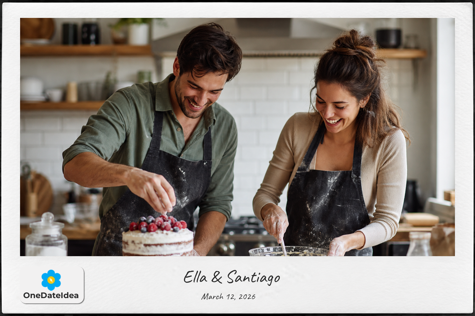 Couples Baking Challenge date idea
