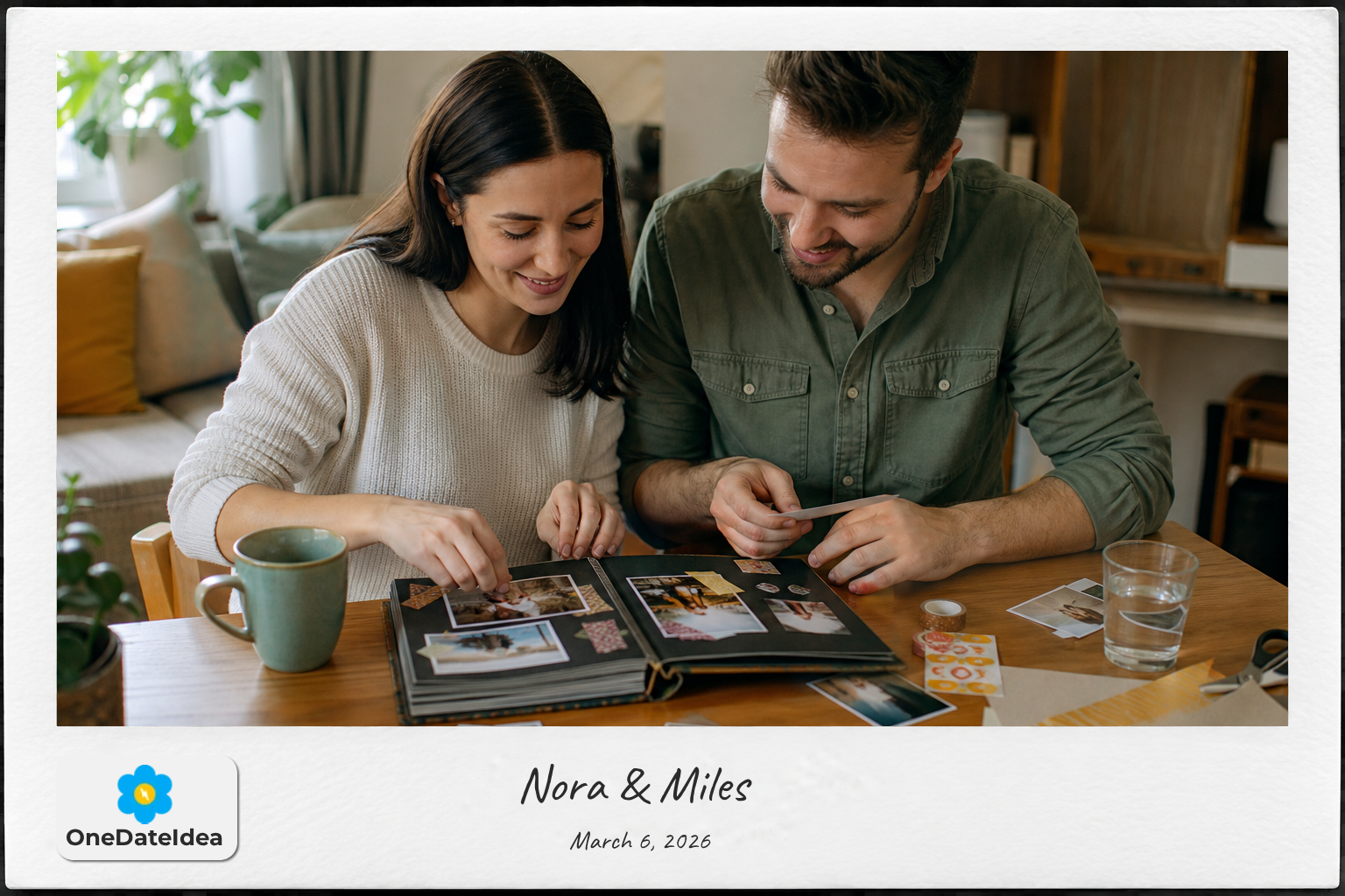 Create a Memory Scrapbook date idea