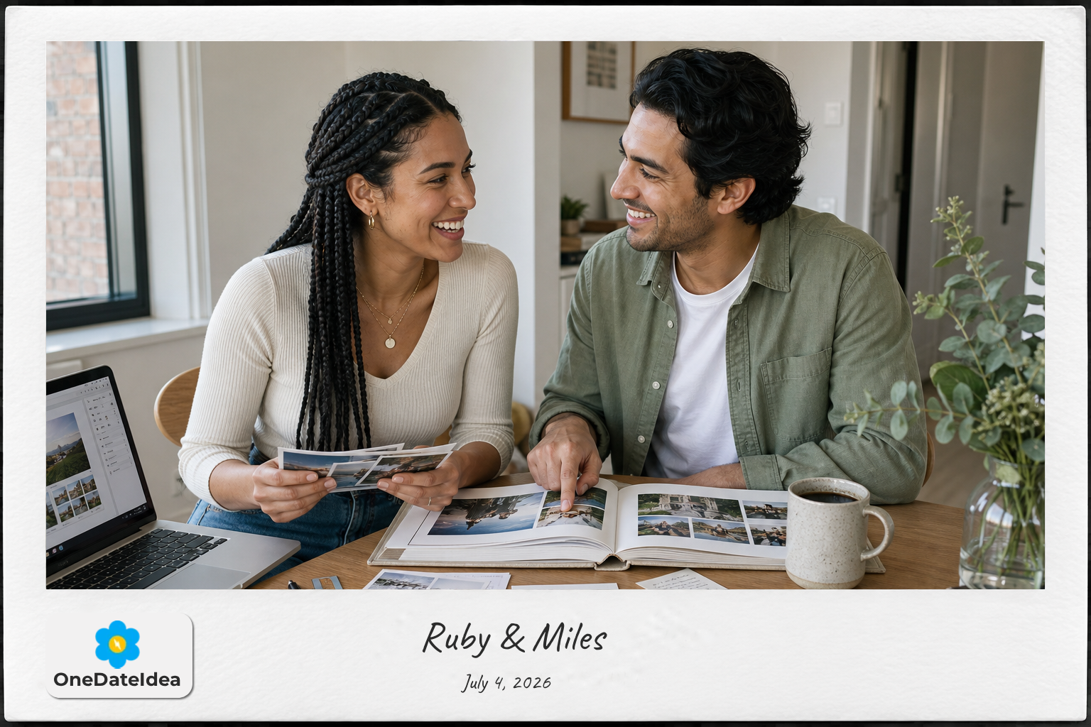 Create a Personalized Photo Book date idea