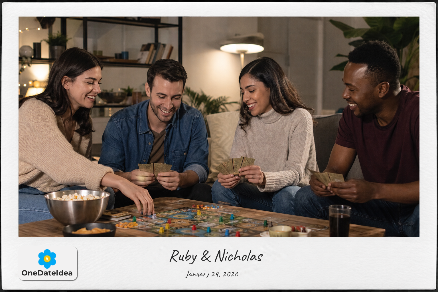 DIY Game Night at Home date idea