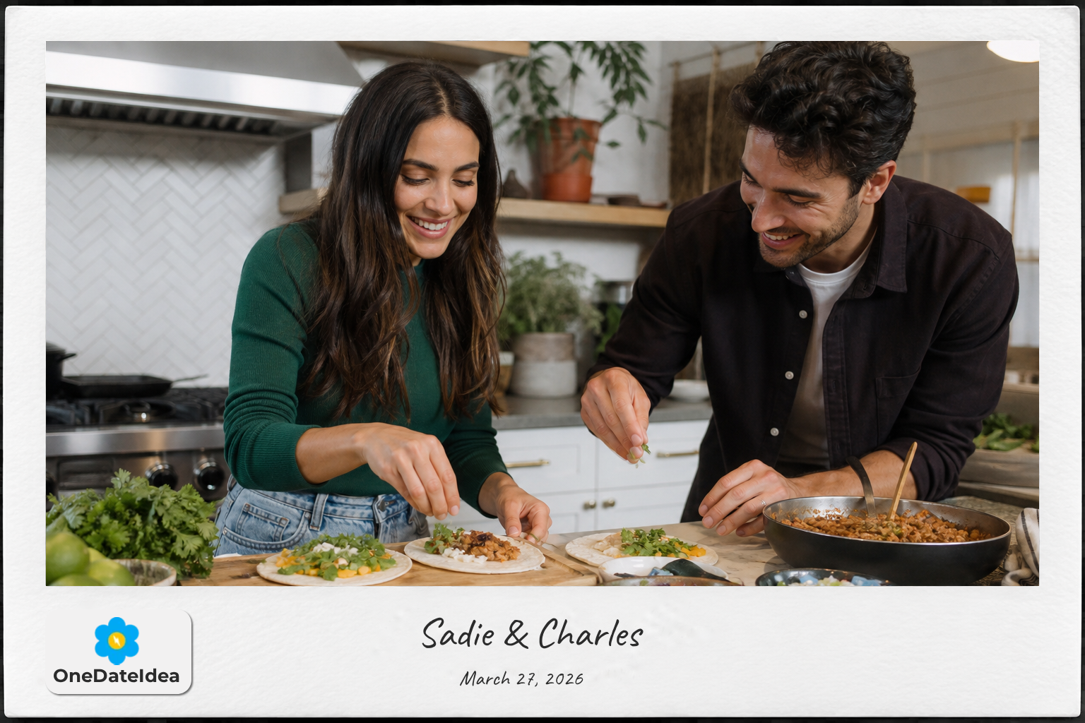 DIY Mexican Cooking Night date idea