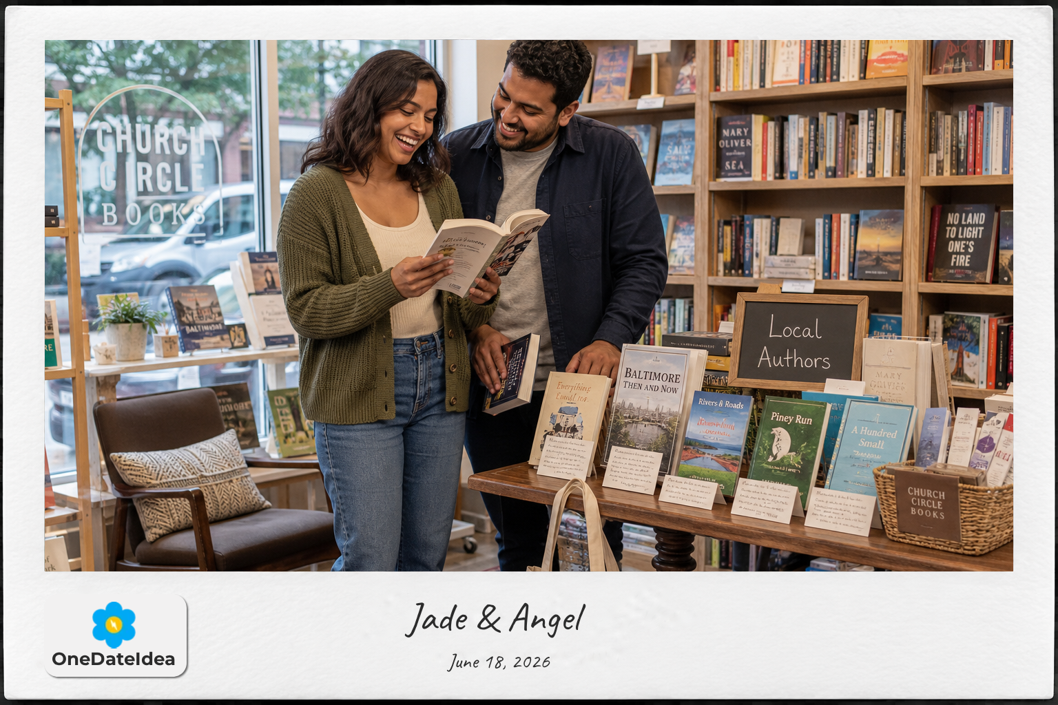 Discover Local Books at Church Circle Books date idea