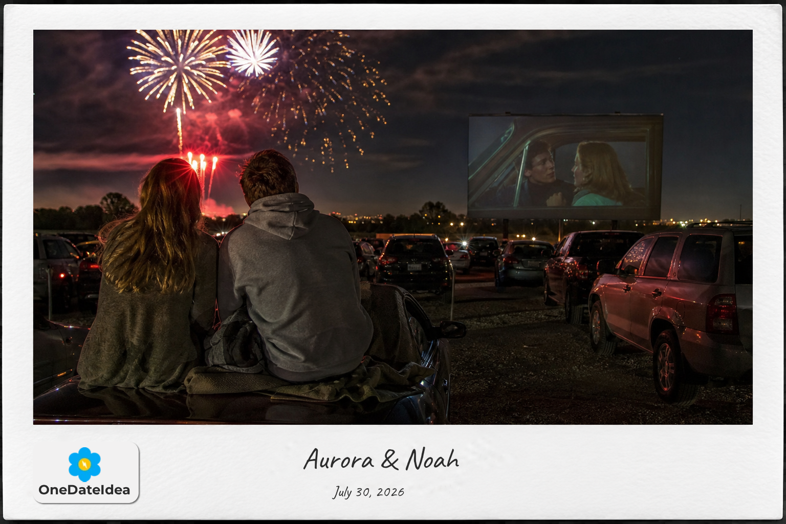 Drive-In Movie & Fireworks Combo date idea