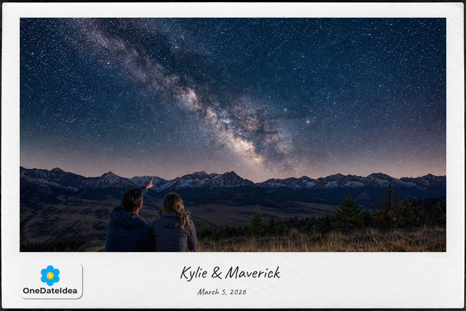Go stargazing date idea