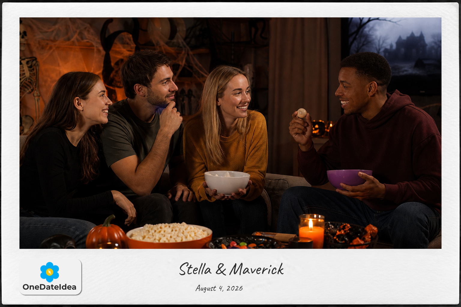 Halloween Mystery Movie Roulette date idea