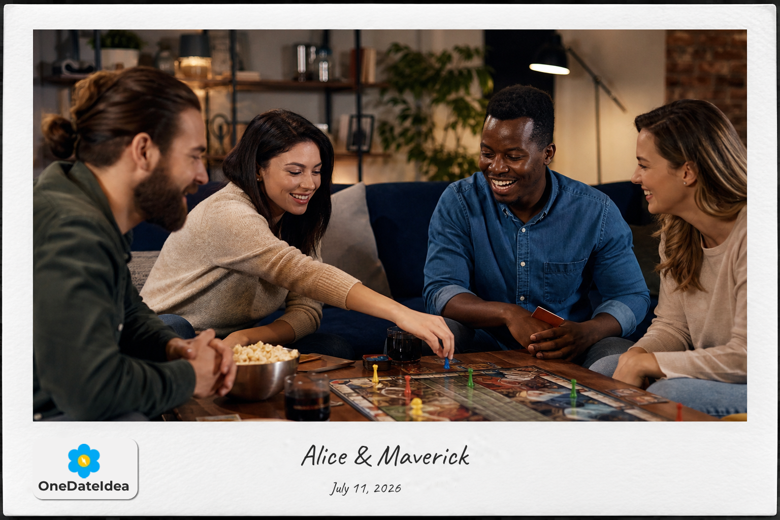 Host a game night date idea