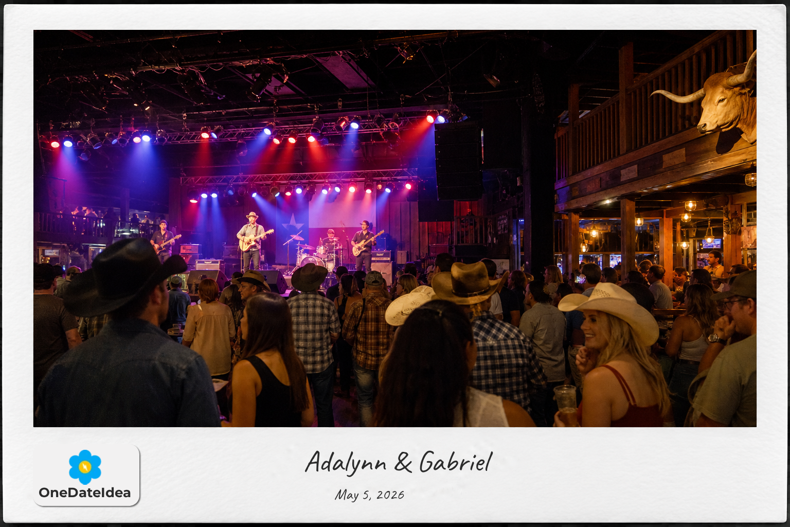 Live Music at Billy Bob’s Texas date idea