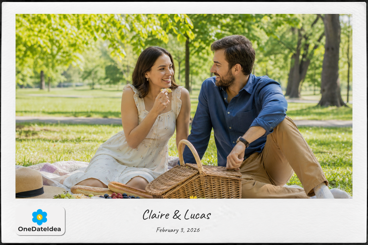 Picnic in the Park date idea
