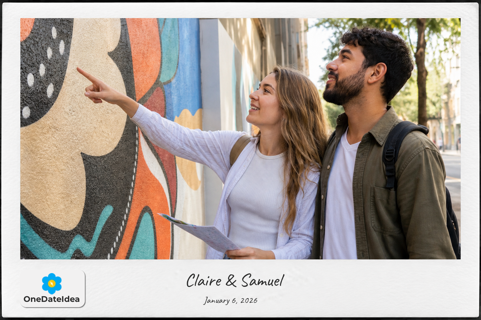 Scavenger Hunt Through Downtown Murals date idea