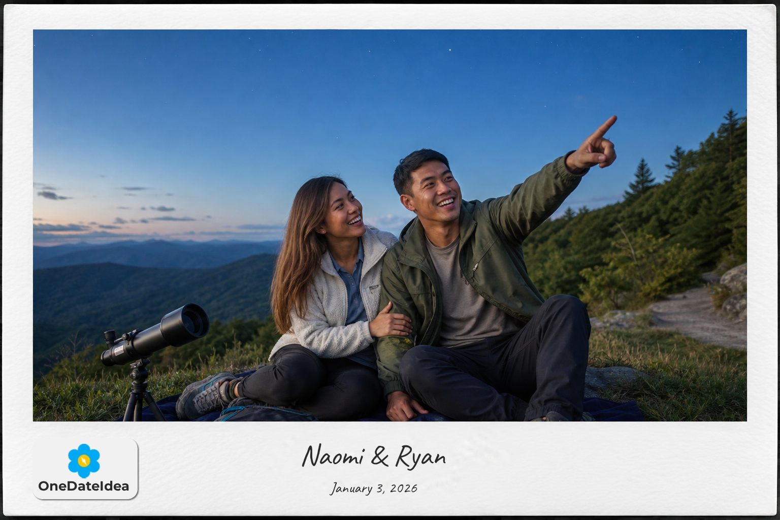 Stargaze at House Mountain State Natural Area date idea