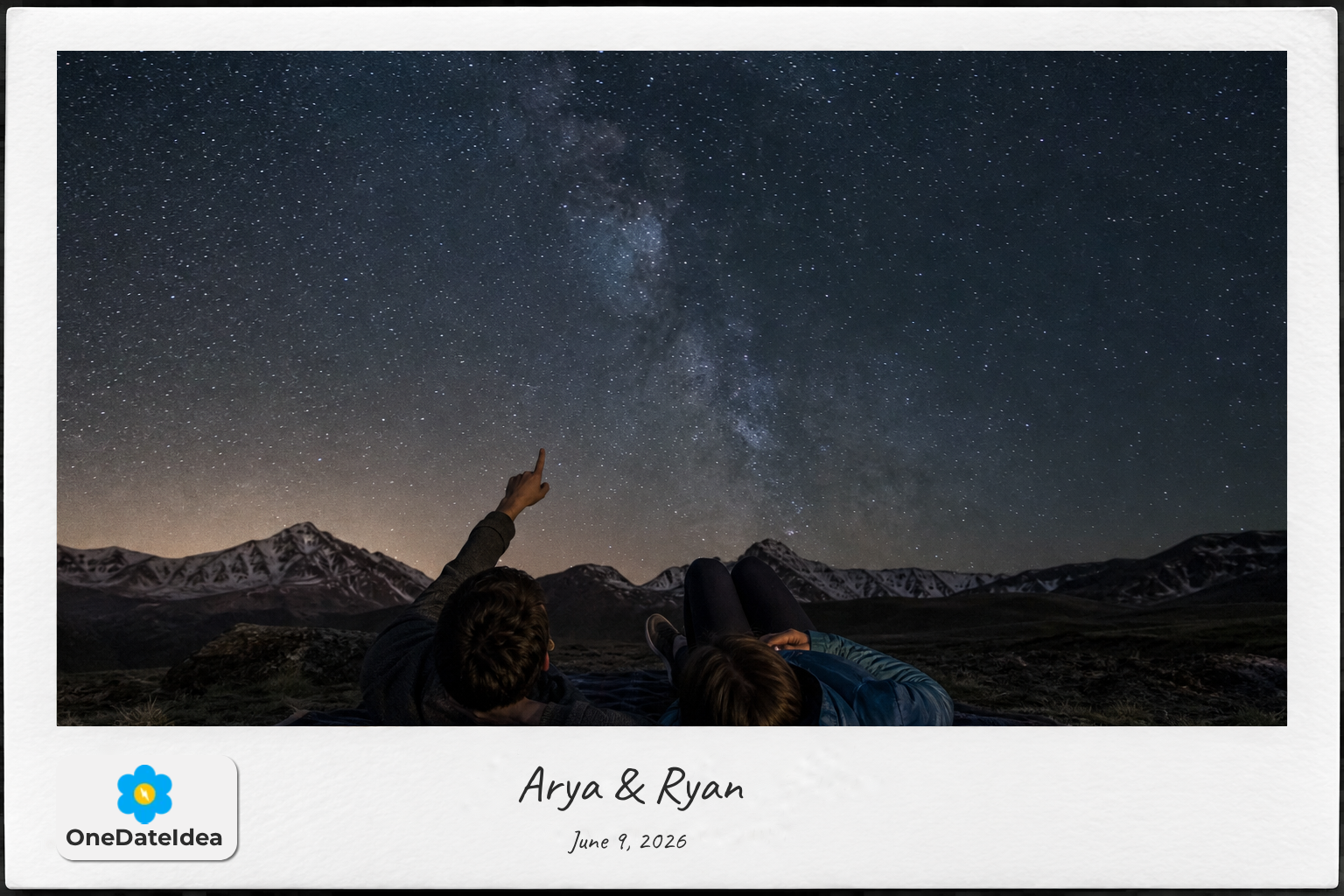 Stargazing date idea