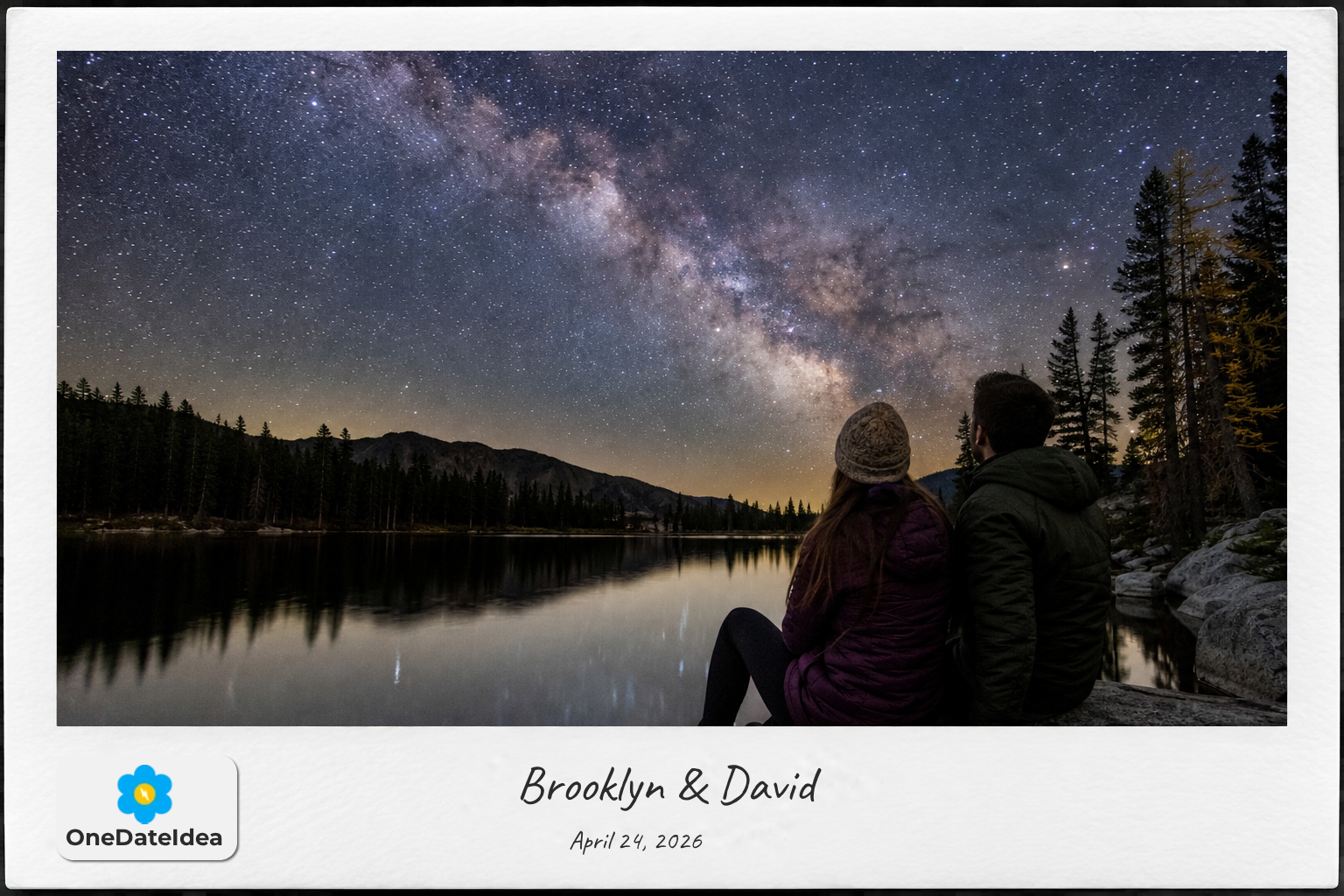 Stargazing at Dunbar Lake date idea
