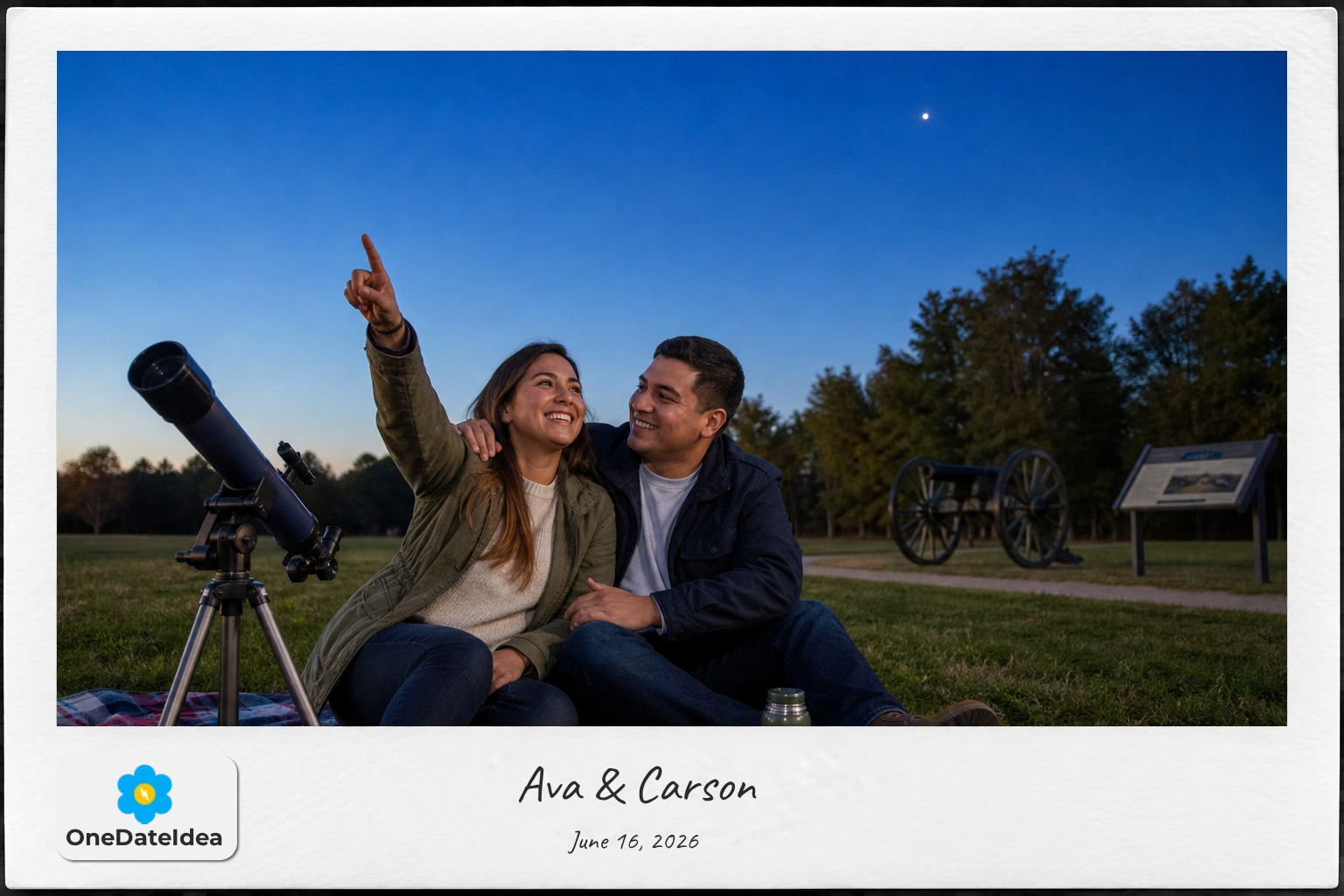 Stargazing at Stones River Battlefield date idea
