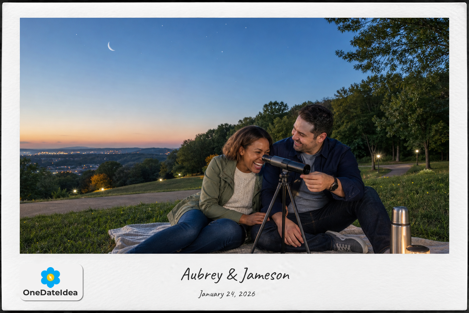 Stargazing at Warner Parks date idea