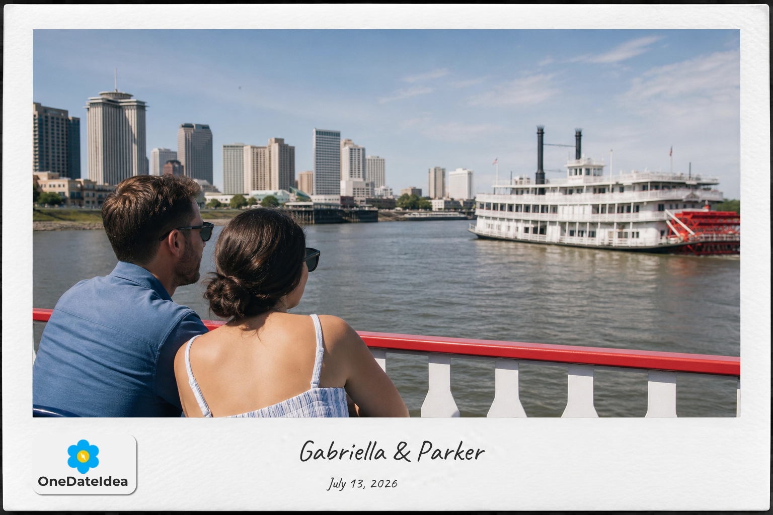 Take a Riverboat Cruise date idea