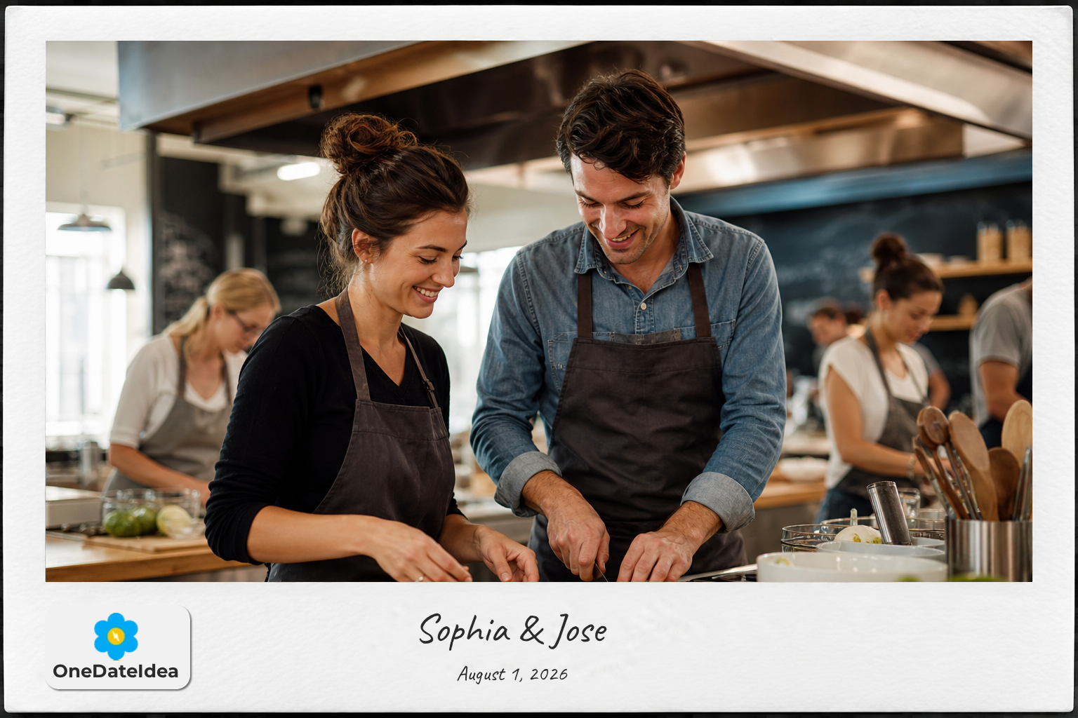 Take a cooking class together date idea