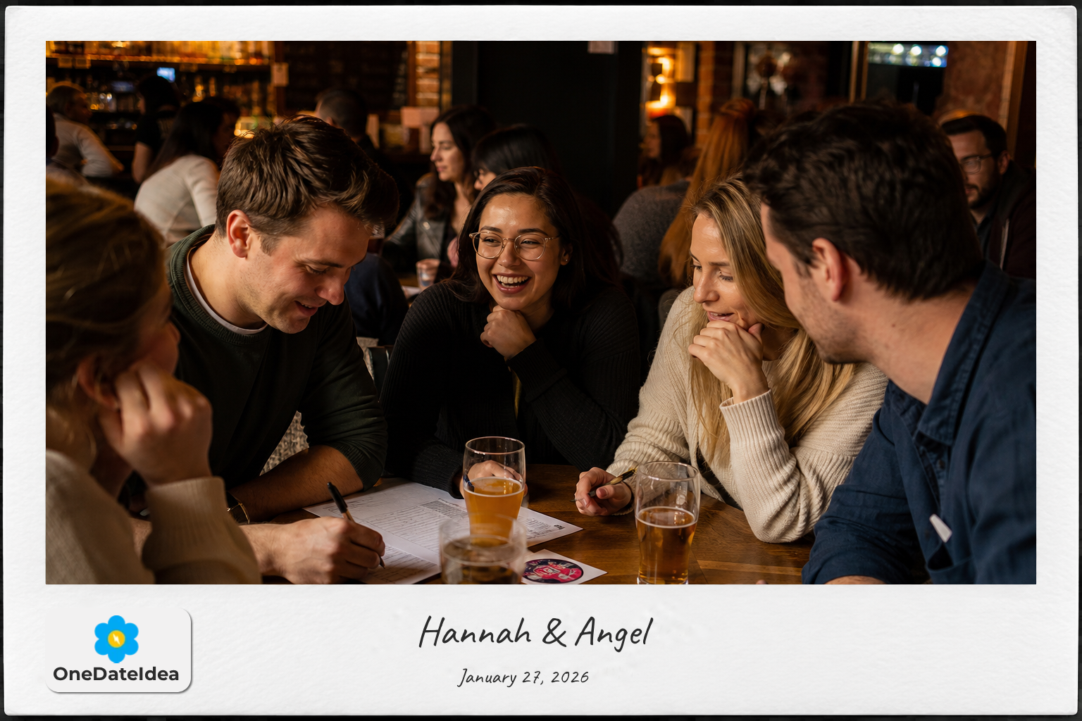 Trivia Night at a Local Pub date idea