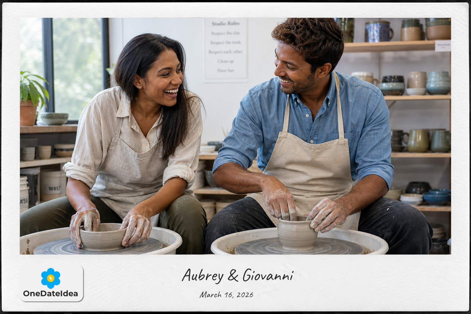 Try a Pottery Workshop date idea