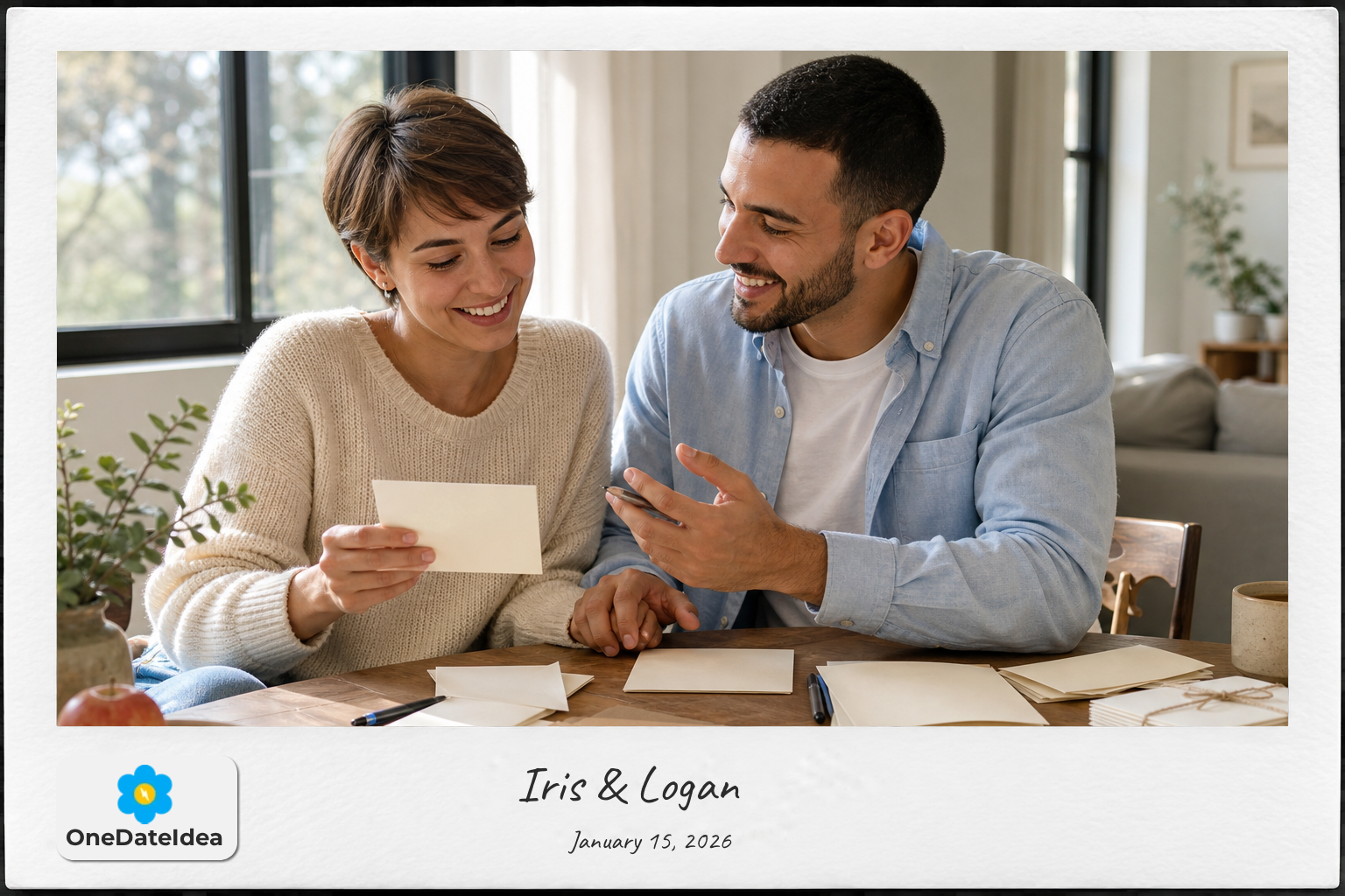 Write Letters of Encouragement date idea